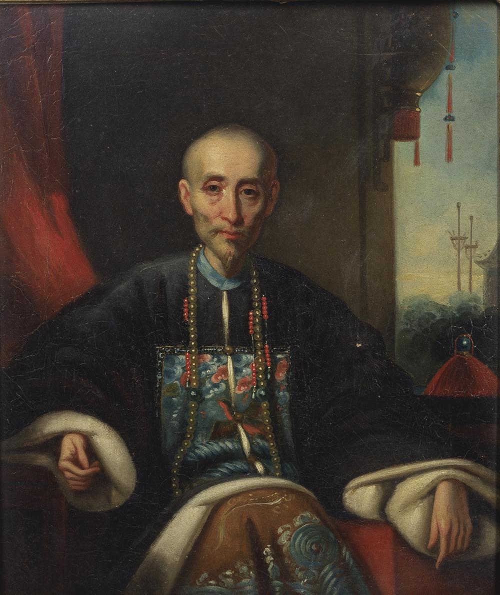 lamqua active 1820 1860 portrait of the hong merchant howqua · Bonhams · 2025-05-15 Lamqua comparable auction result: lamqua active 1820 1860 portrait of the hong merchant howqua