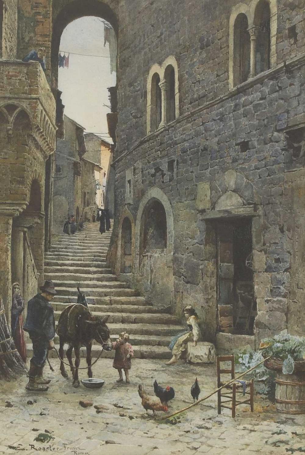 Ettore Roesler Franz comparable auction result: ettore roesler franz italian 1845 1907