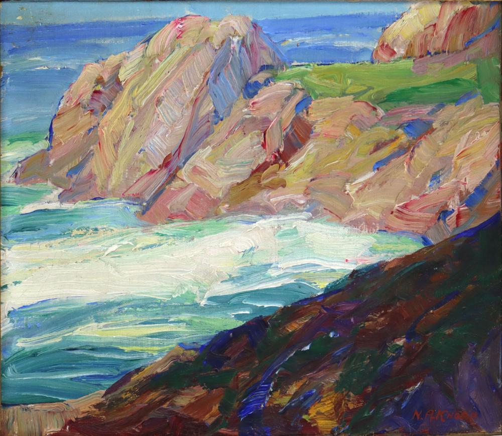Nellie Augusta Knopf comparable auction result: nellie augusta knopf 1875 1962 monterey bay