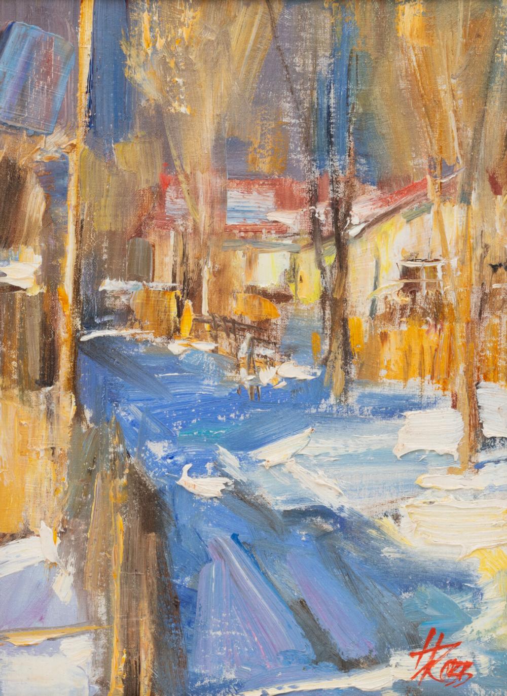 Laura Robb comparable auction result: laura robb american b 1955 sunny winter day