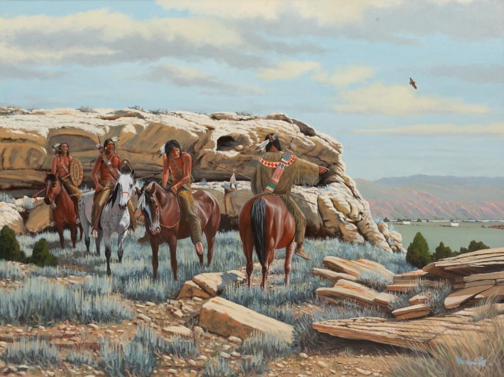 Roy Kerswill comparable auction result: roy kerswill american 1925 2002 the intruders