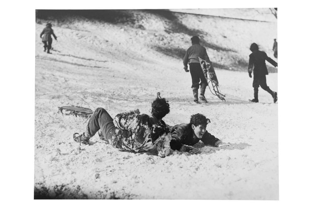 Arthur Leipzig comparable auction result: arthur leipzig american 1918 2014 growing up in new york prospect park photograph