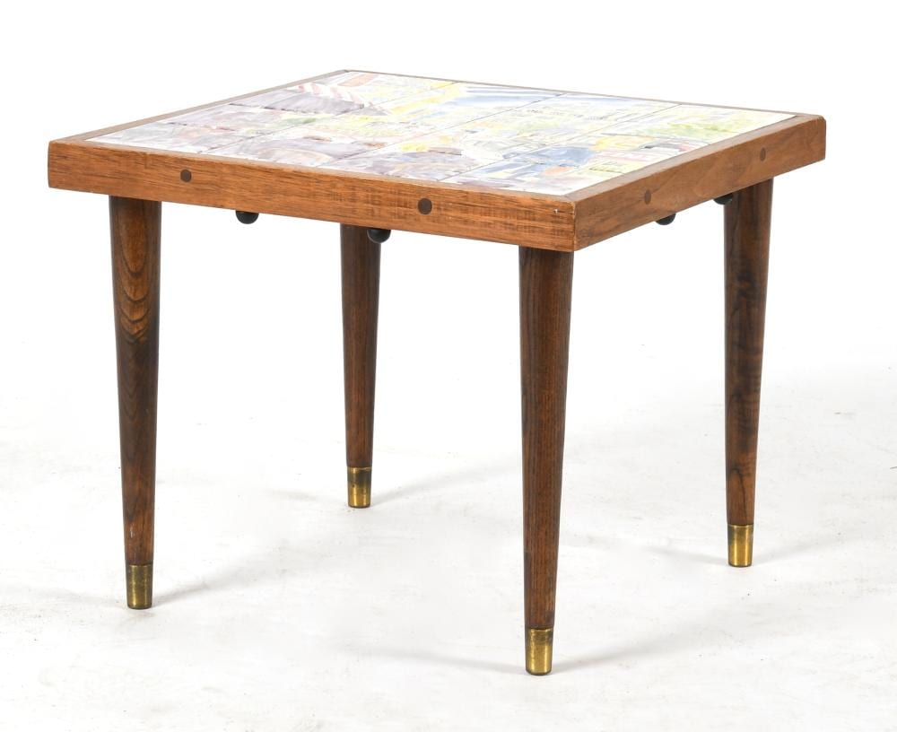 Francis McCarthy comparable auction result: francis mccarthy american 1923 2005 tiled side table paris 1960