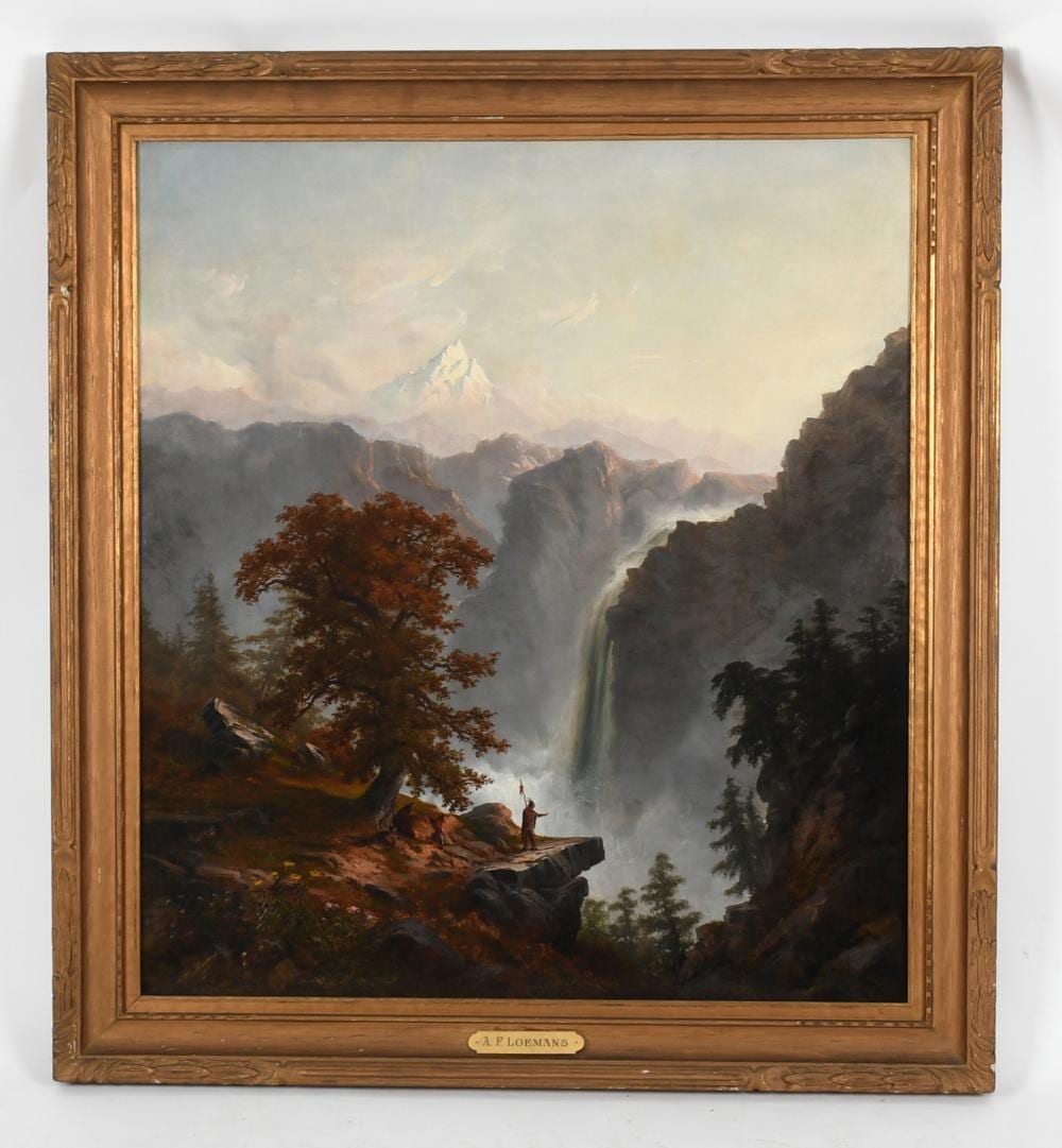 Alexander Francois Loemans comparable auction result: alexander francois loemans 1816 1898 oil on canvas