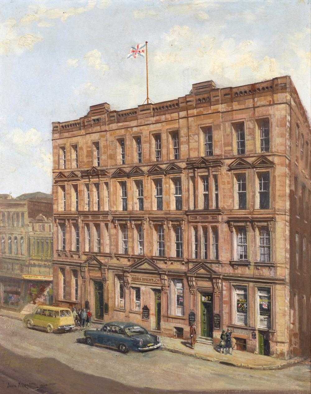John Charles Allcott comparable auction result: john allcot 1888 1973 east asiatic building pitt street sydney 1960