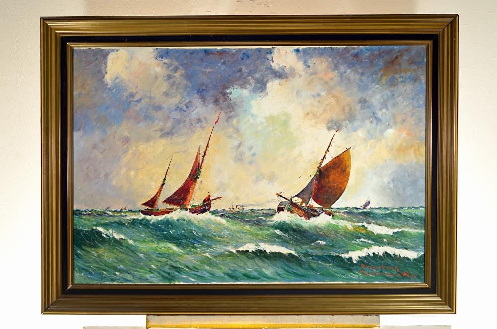 Heinz Mindermann comparable auction result: heinz mindermann 1872 bremen 1959 norderney maritime