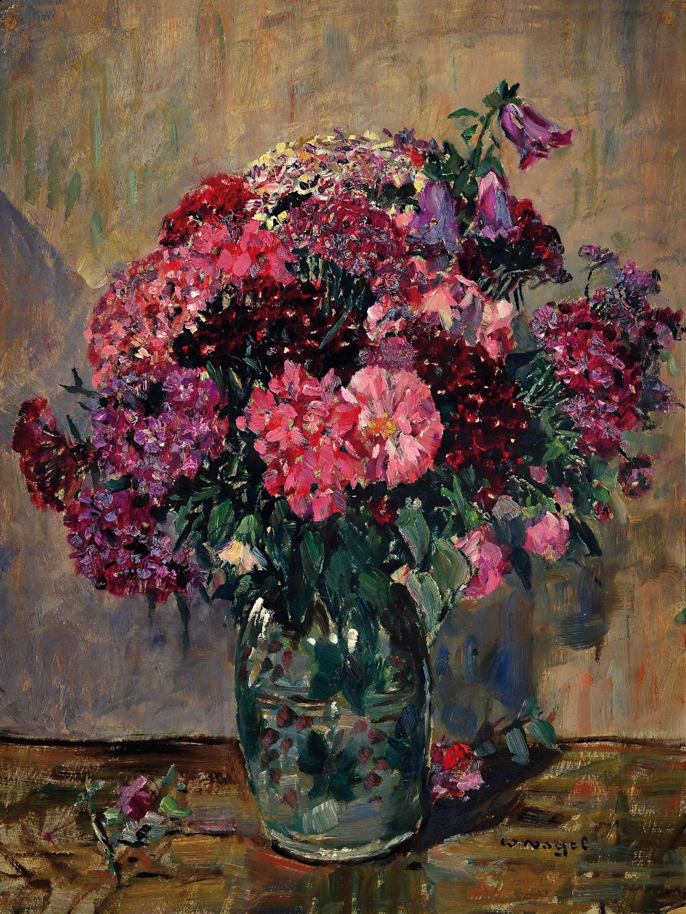 Wilhelm (1866) Nagel comparable auction result: wilhelm nagel 1866 mannheim 1945 baden baden still lifes