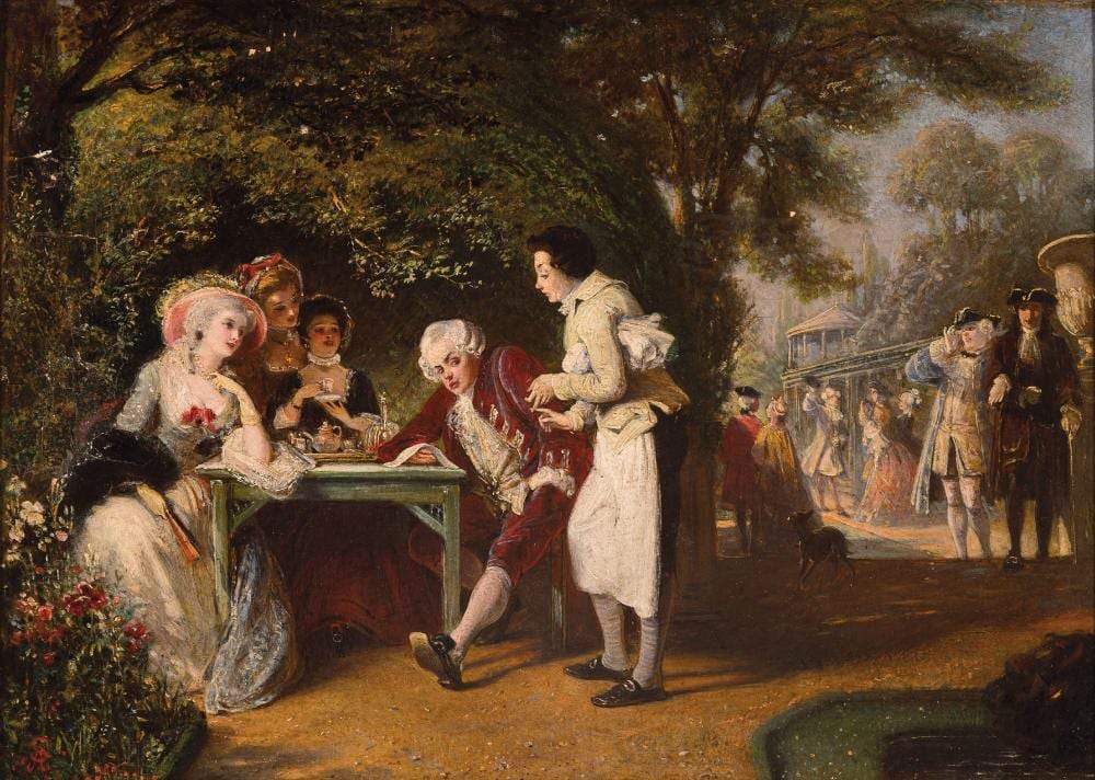 Abraham Solomon comparable auction result: abraham solomon 1824 london 1862 biaritz fete