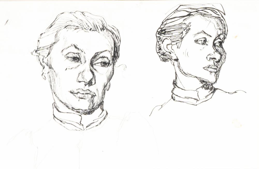 Käte Lassen comparable auction result: k te lassen flensburg 1880 flensburg 1956 two motifs norderstra e and a head study