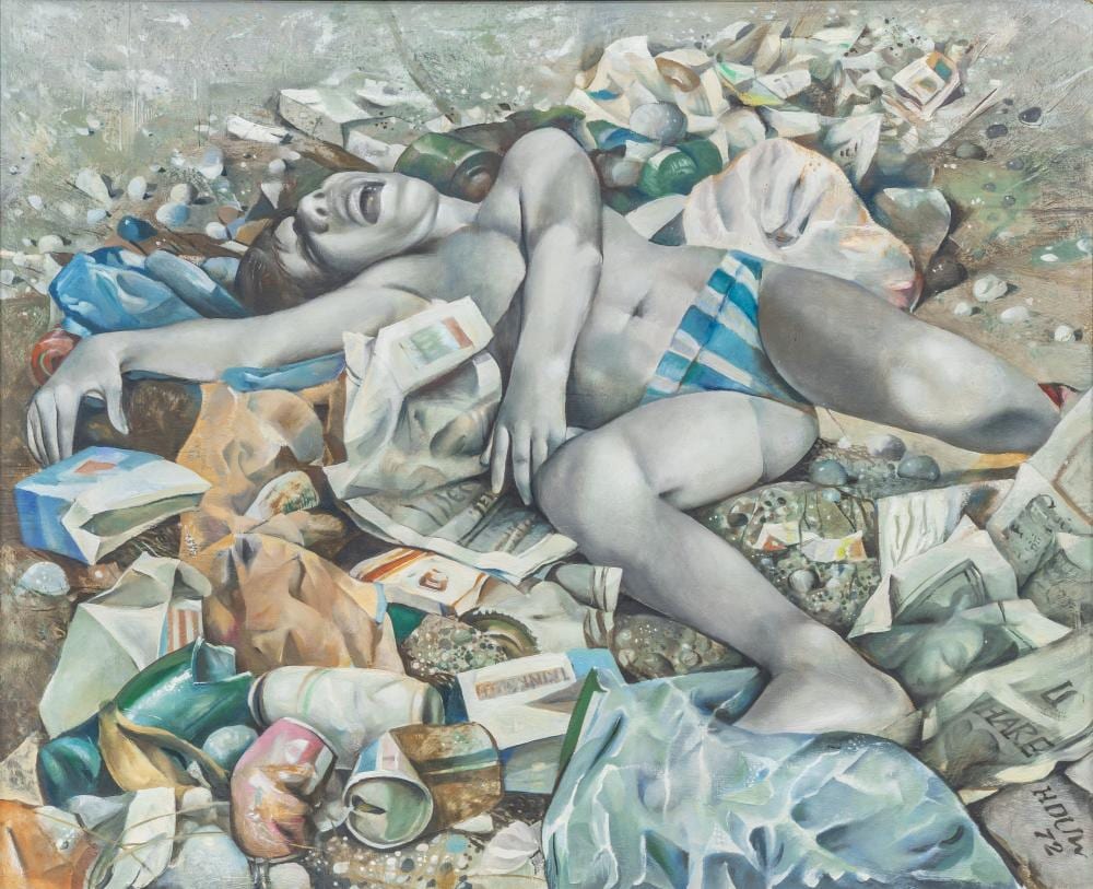 Harald Duwe comparable auction result: harald duwe hamburg 1926 tremsb ttel 1984 a place in the sun johannes duwe