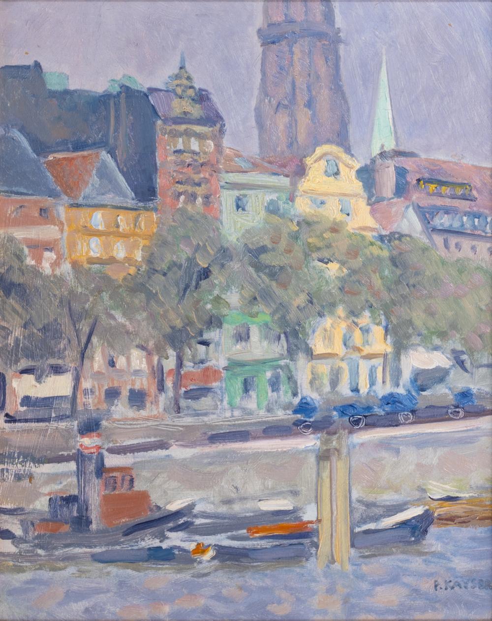 Paul Kayser comparable auction result: paul kayser hamburg 1869 donaueschingen 1942 hafenstra e