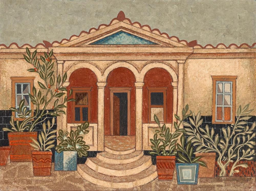 Aginor Asteriadis comparable auction result: agenor asteriadis 1898 1977 house in larissa
