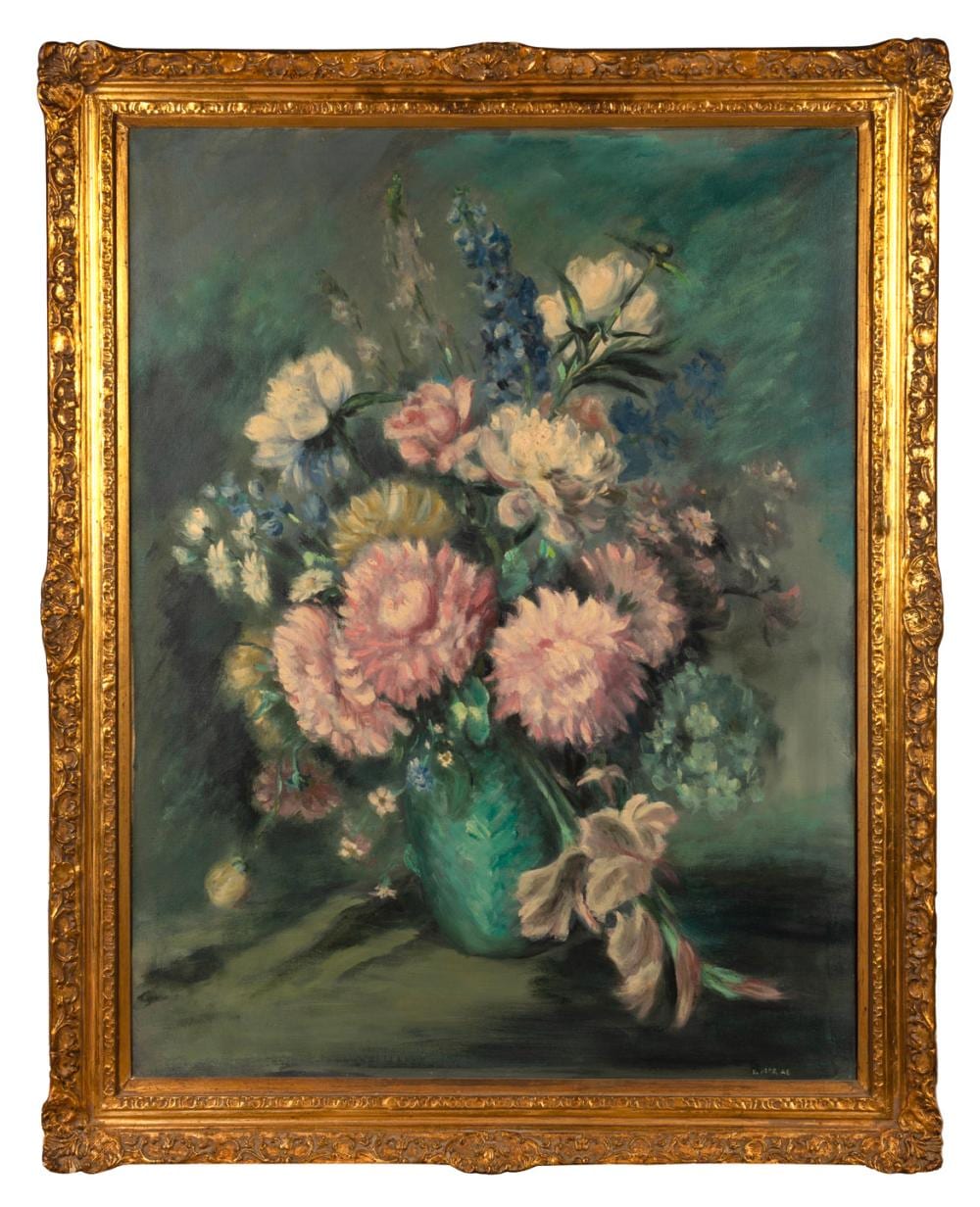 Dora McRae comparable auction result: dora mcrae 1908 2003 still life oil on canvas signed d mcrae at lower right 89 x 68cm framed 102 x 82cm