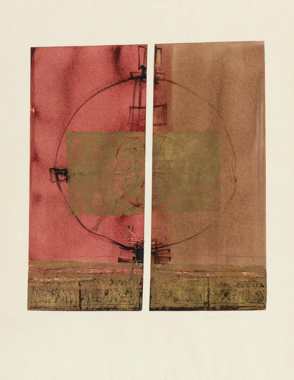 John Winch comparable auction result: john winch 1944 2007 untitled abstract lithograph signed lower right winch 68 84 x 65cm overall