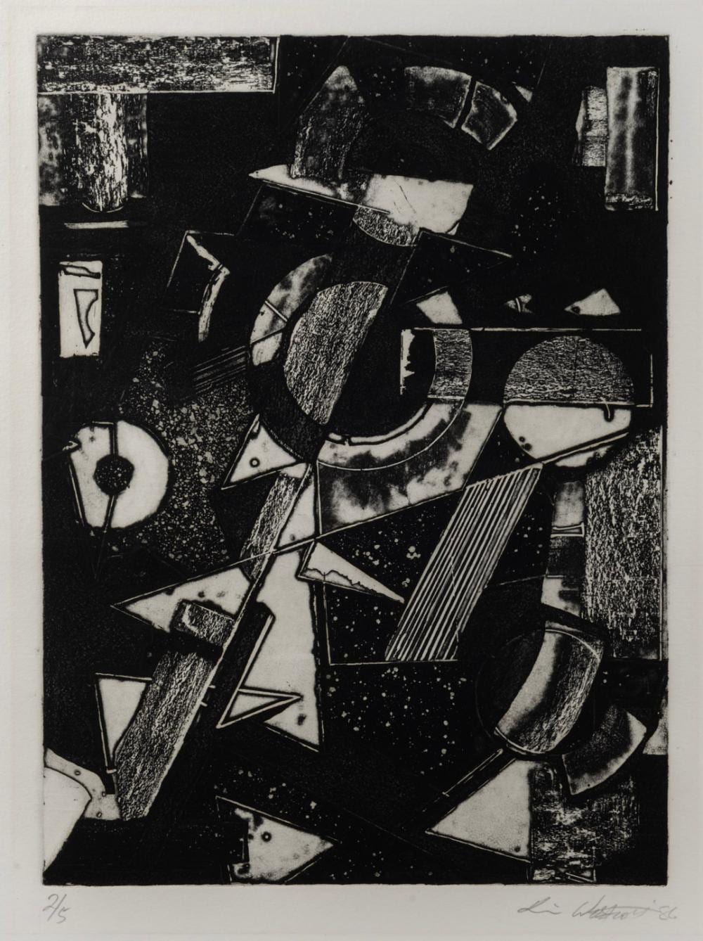 Kim Westcott comparable auction result: kim westcott 1968 untitled drypoint etching editioned 2 5 signed and dated 1986 in lower margin 57 x 38cm paper size