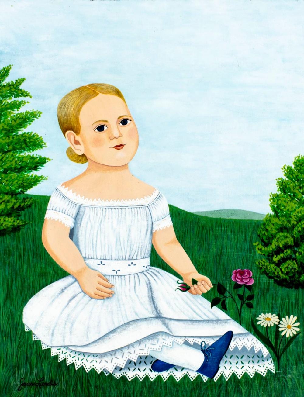 joan landis ny 1928 oil painting · Broward Auction Gallery LLC · 2025-07-13 Joan Landis comparable auction result: joan landis ny 1928 oil painting