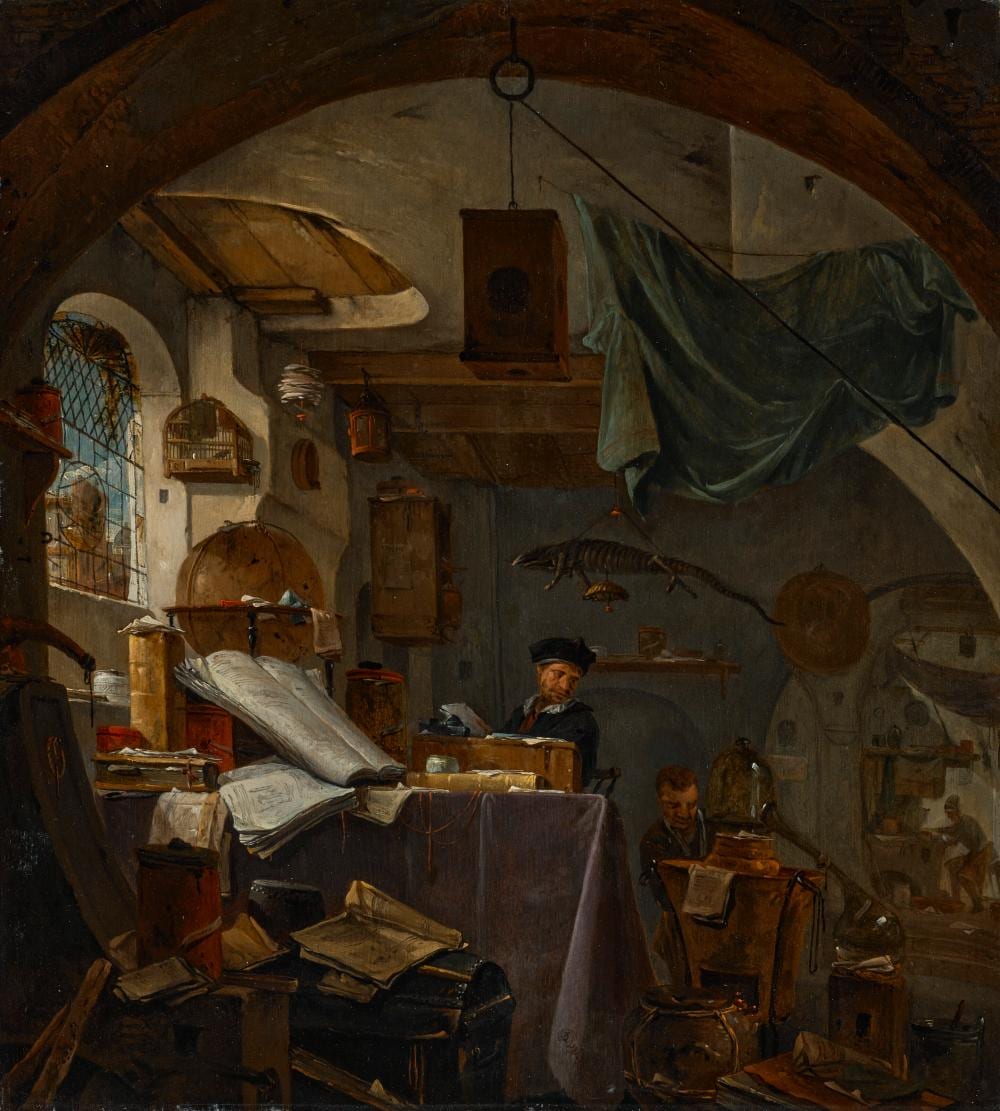 thomas wijck beverwijck c 1616 1677 haarlem an alchemist in his study w · Christie's · 2025-05-20 Thomas Wijck comparable auction result: thomas wijck beverwijck c 1616 1677 haarlem an alchemist in his study w