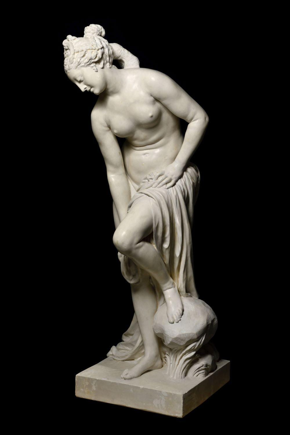 Christophe-Gabriel Allegrain comparable auction result: christophe gabriel allegrain paris 1710 1795 d apr s la baigneuse di