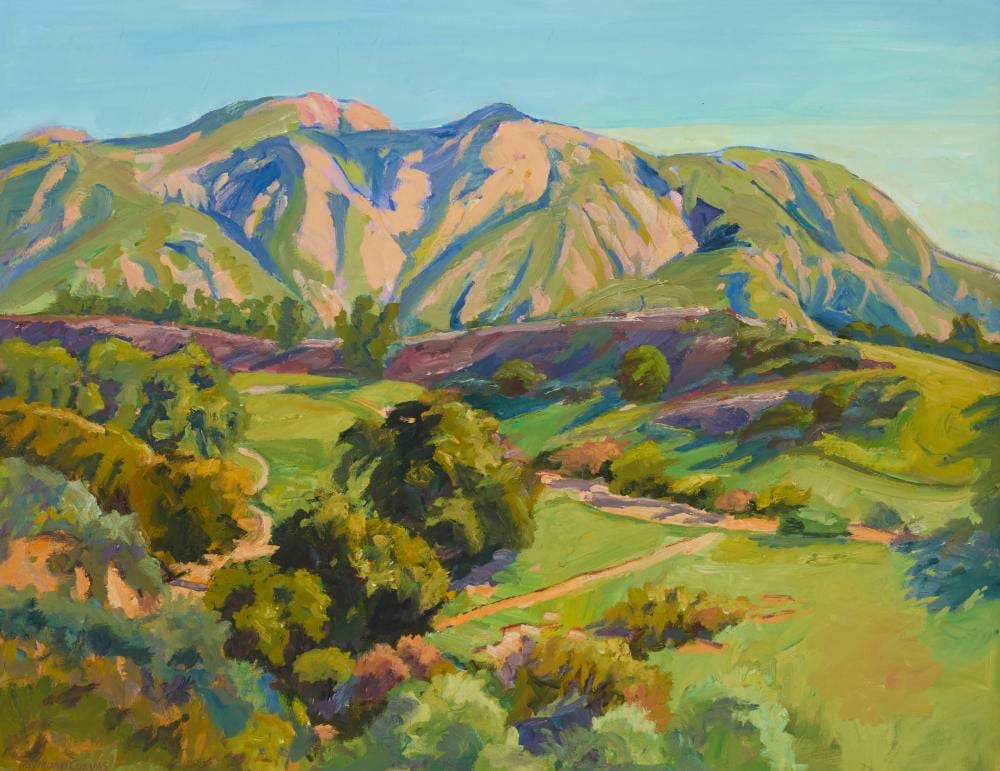 Raymond Cuevas comparable auction result: raymond cuevas 1932 2020 southern california mountain landscape