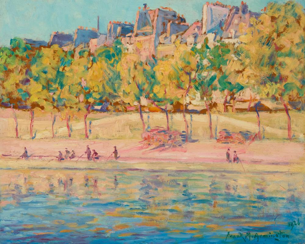 Frank Milton Armington comparable auction result: frank milton armington 1876 1941 quai des celestins paris 1926