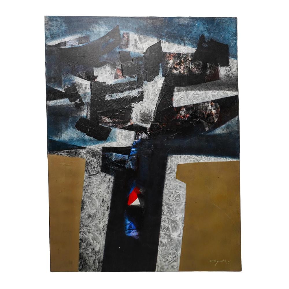 Pedro Avila Gendis comparable auction result: pedro avila gendis cuban 1959 oil painting