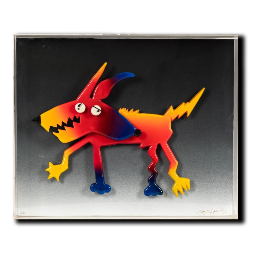 Roark Gourley comparable auction result: roark gourley american b 1949 skitzo dog