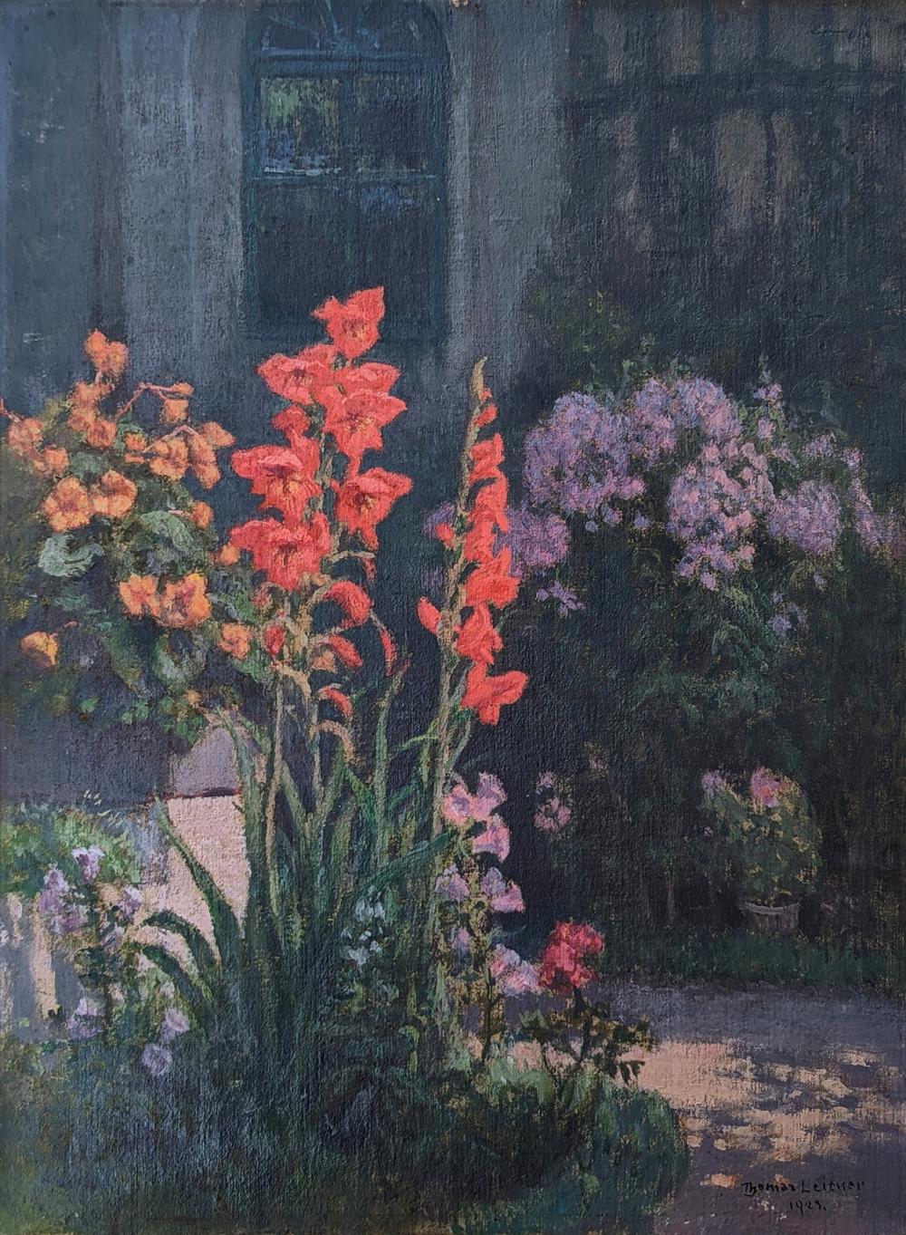 thomas leitner 1876 1948 gladioli 1924 oil on canvas on card 46 5 x 33 5cm frame 55 5 x 42 5 cm · Lawsons · 2025-05-19 Thomas Leitner comparable auction result: thomas leitner 1876 1948 gladioli 1924 oil on canvas on card 46 5 x 33 5cm frame 55 5 x 42 5 cm