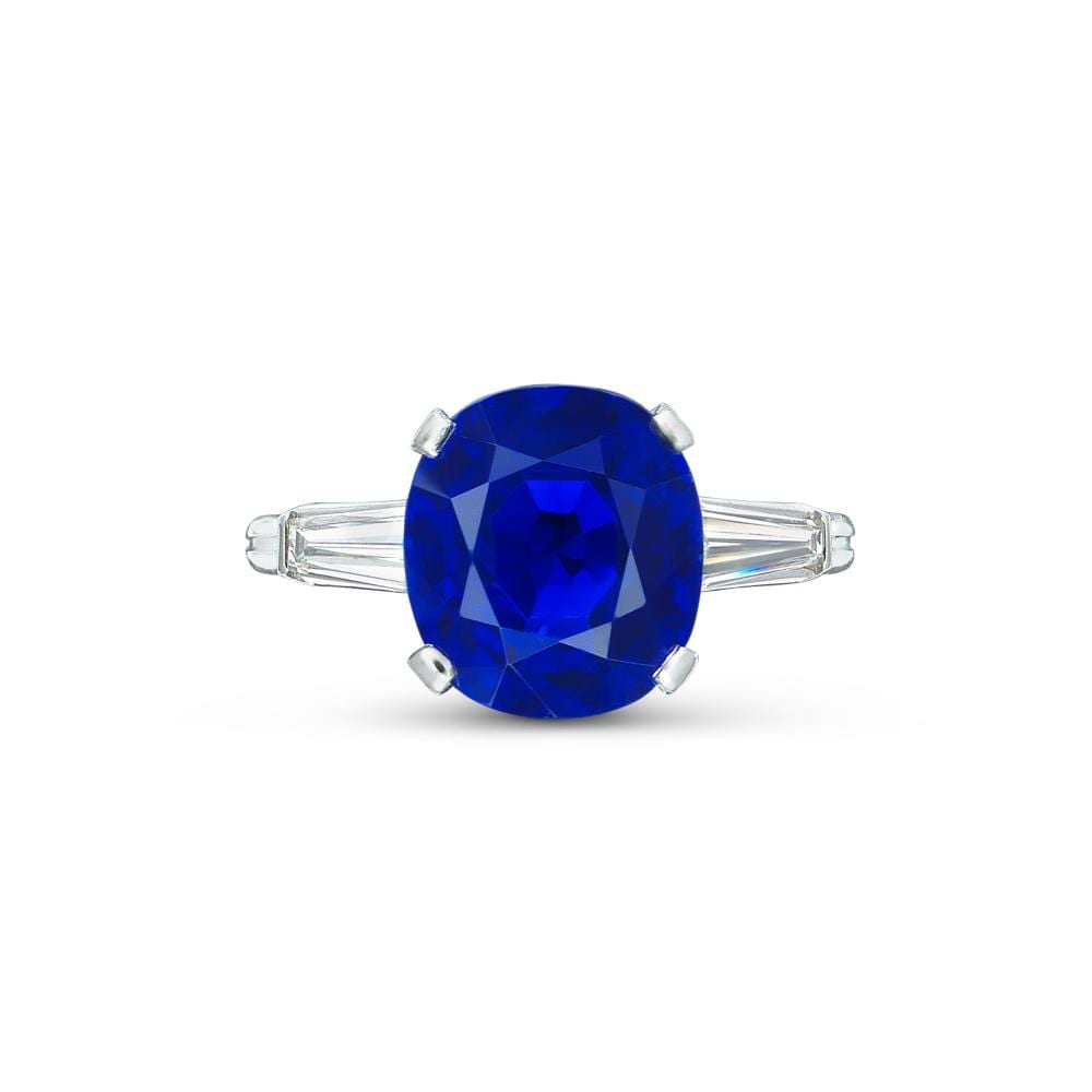 A RARE SAPPHIRE AND DIAMOND RING, BY Tiffany & Co.. comparable sale