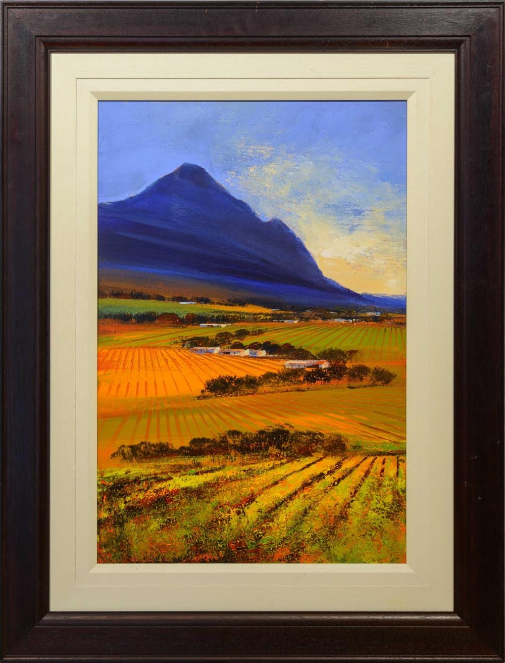 Derric van Rensburg comparable auction result: derric van rensburg sa born 1952 oil cape vineyards landscape signed 90 x 60
