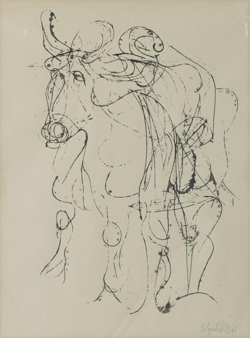 Robert Colquhoun comparable auction result: robert colquhoun british 1914 1962 bull