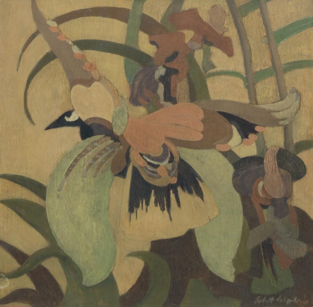 Robert Colquhoun comparable auction result: robert colquhoun british 1914 1962 bird of paradise