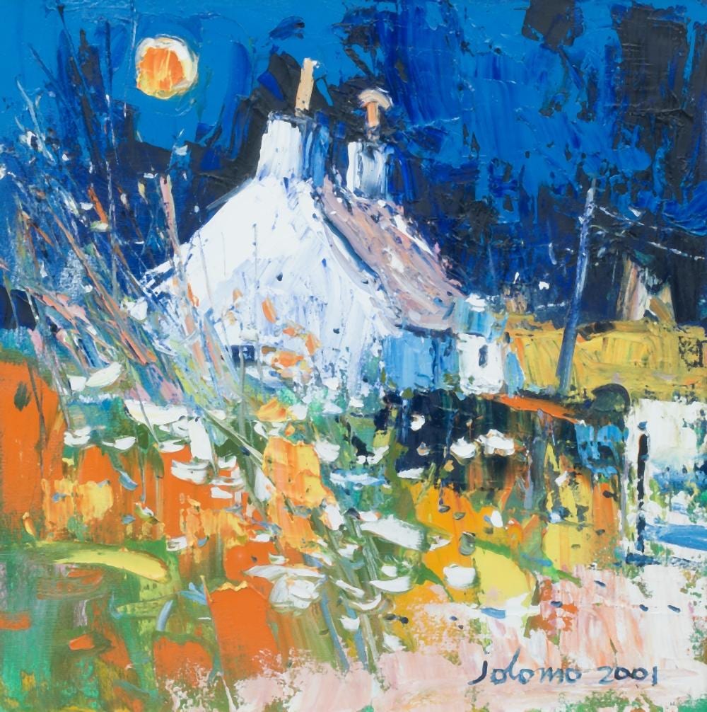 John Lowrie Morrison comparable auction result: john lowrie morrison british born 1948 harvest moon taynish