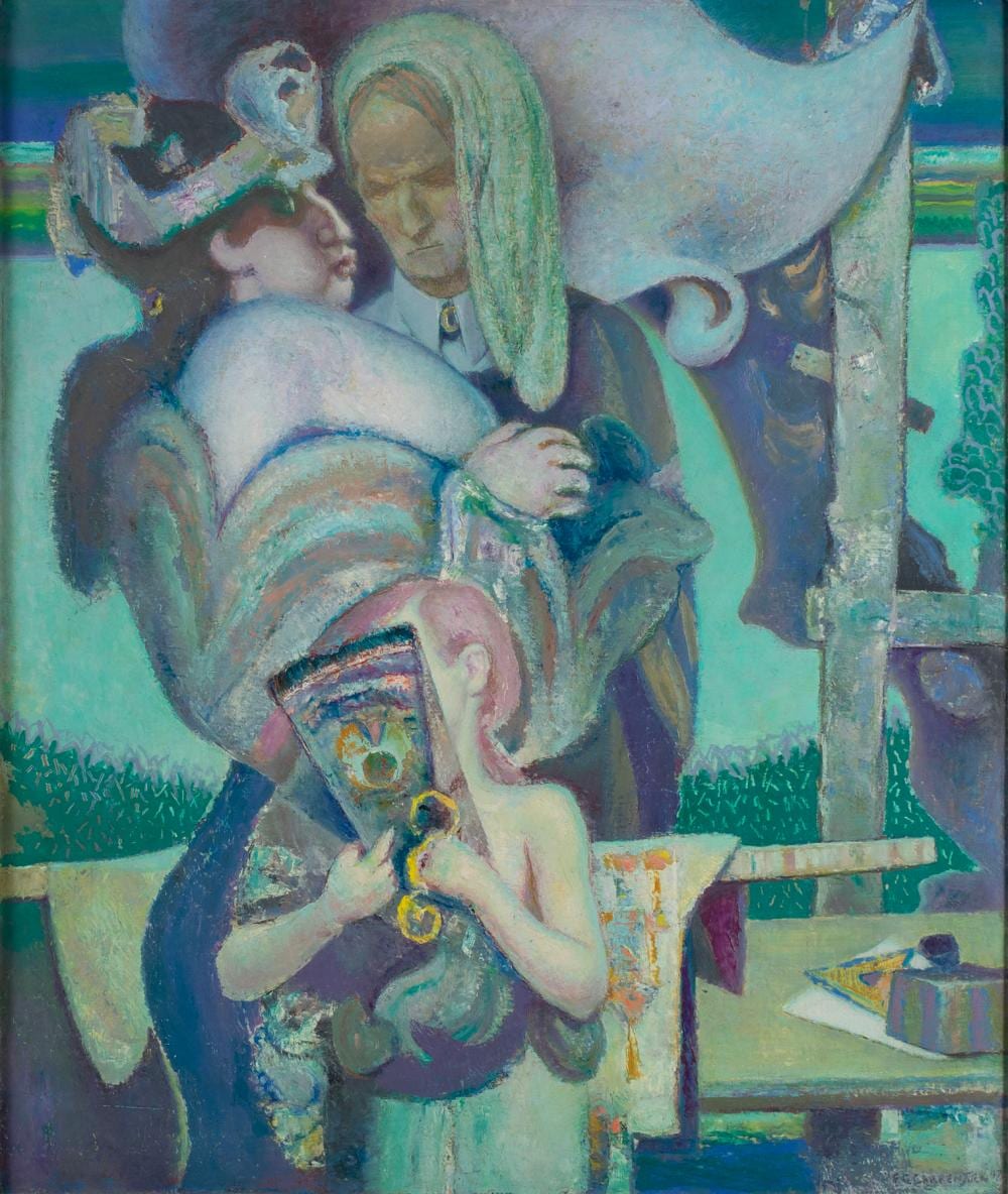 Fred Green Carpenter comparable auction result: fred green carpenter american 1882 1965