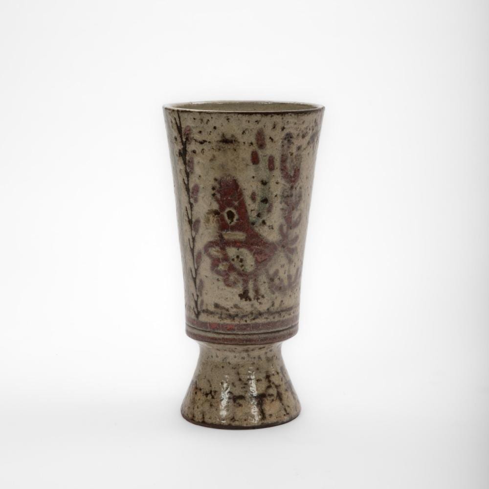 Gustave Reynaud comparable auction result: gustave reynaud 1915 1972 atelier du m rier vallauris important vase large col vas en c ramique maill e d cor peint polychrome de fleurs
