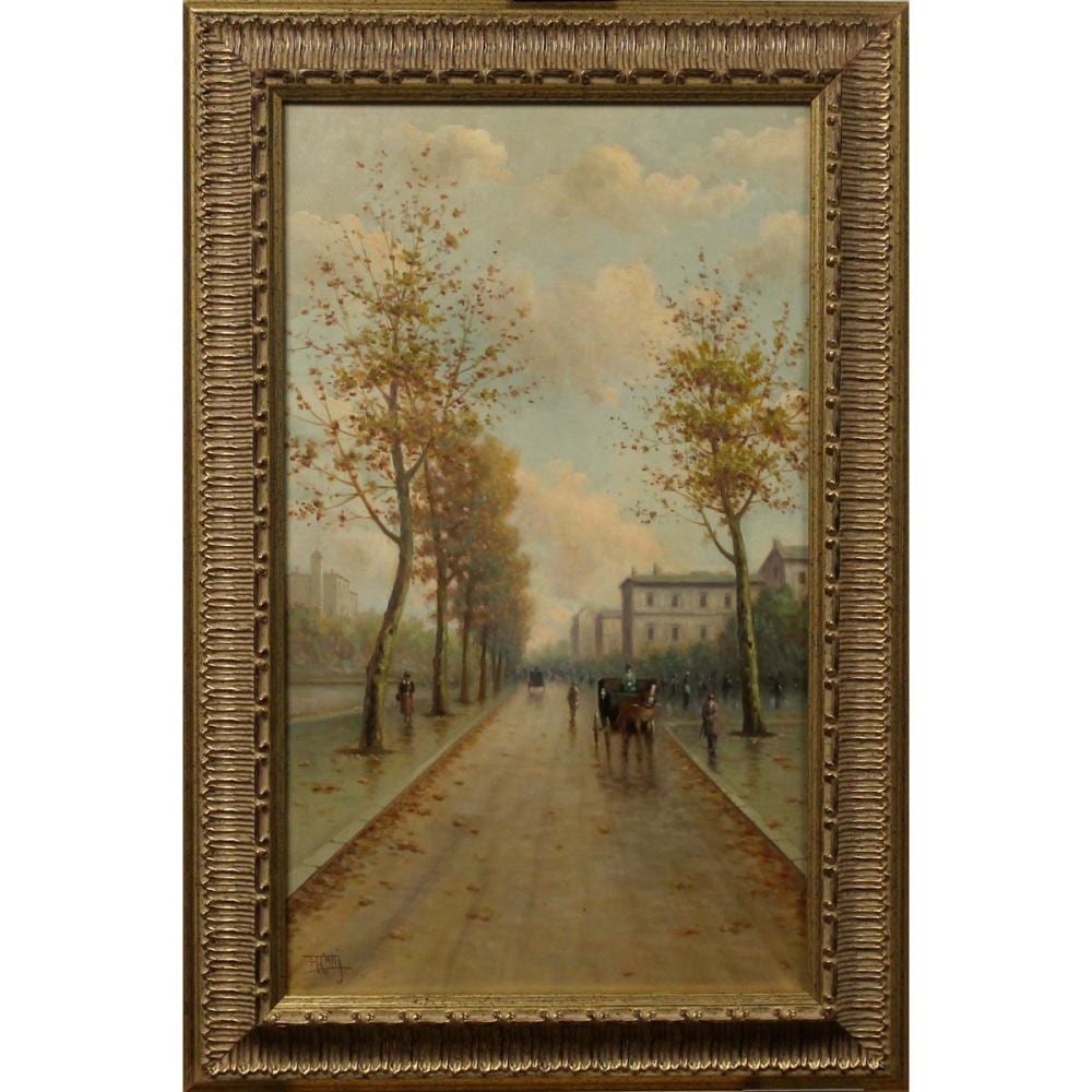 aurelio catti 1895 1966 strada di citt con carrozze e figure · Galleria Sarno · 2025-06-07 Aurelio Catti comparable auction result: aurelio catti 1895 1966 strada di citt con carrozze e figure