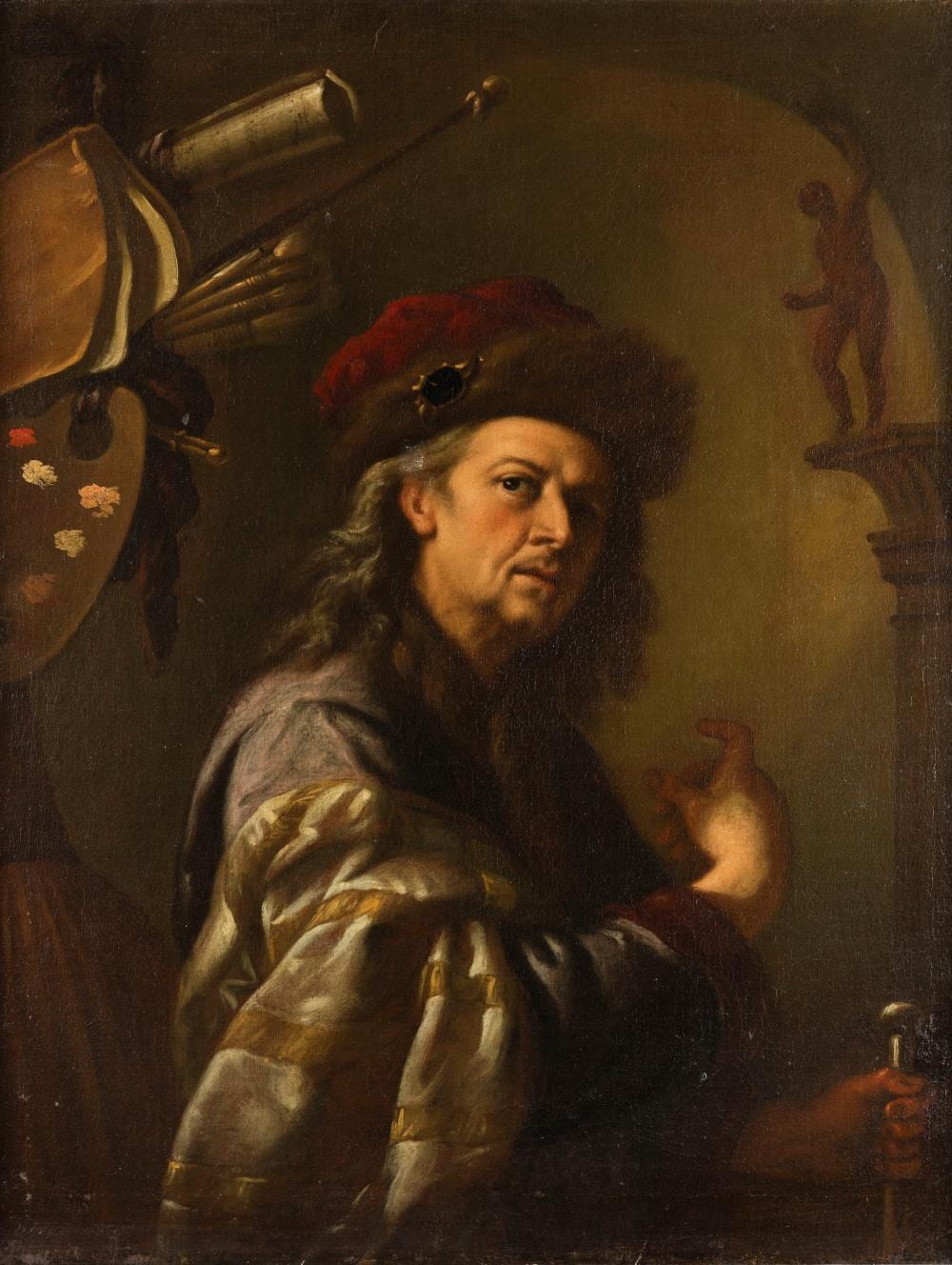 Giuseppe Nuvolone comparable auction result: giuseppe nuvolone 1619 milano 1703 milano autoritratto