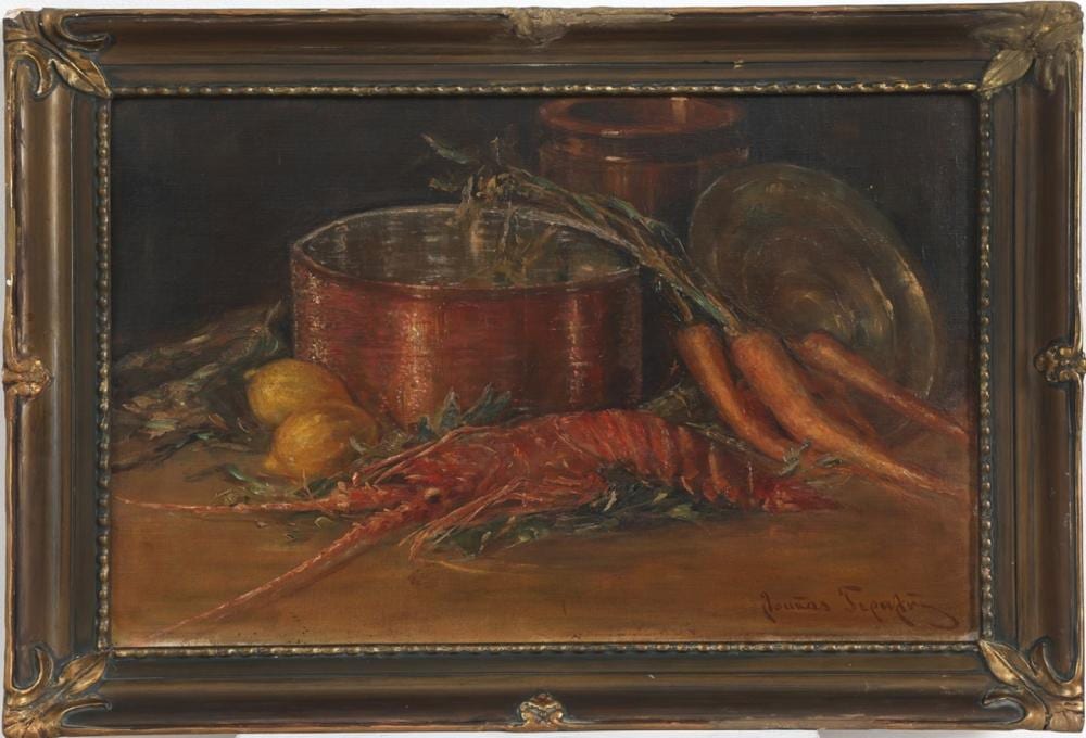 Loukas Geralis comparable auction result: loukas geralis 1875 1958 still life
