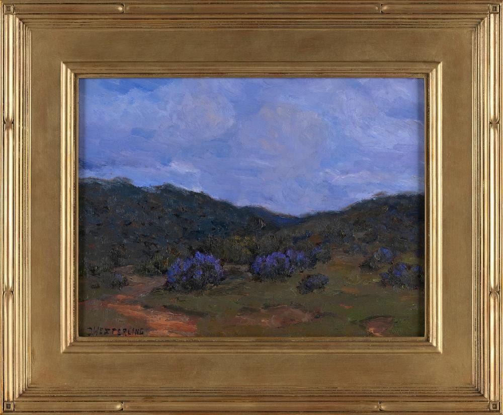 Dennis Wayne Westerling comparable auction result: dennis wayne westerling california 1944 la tuna canyon oil on board 12 x 16 framed 18 x 22
