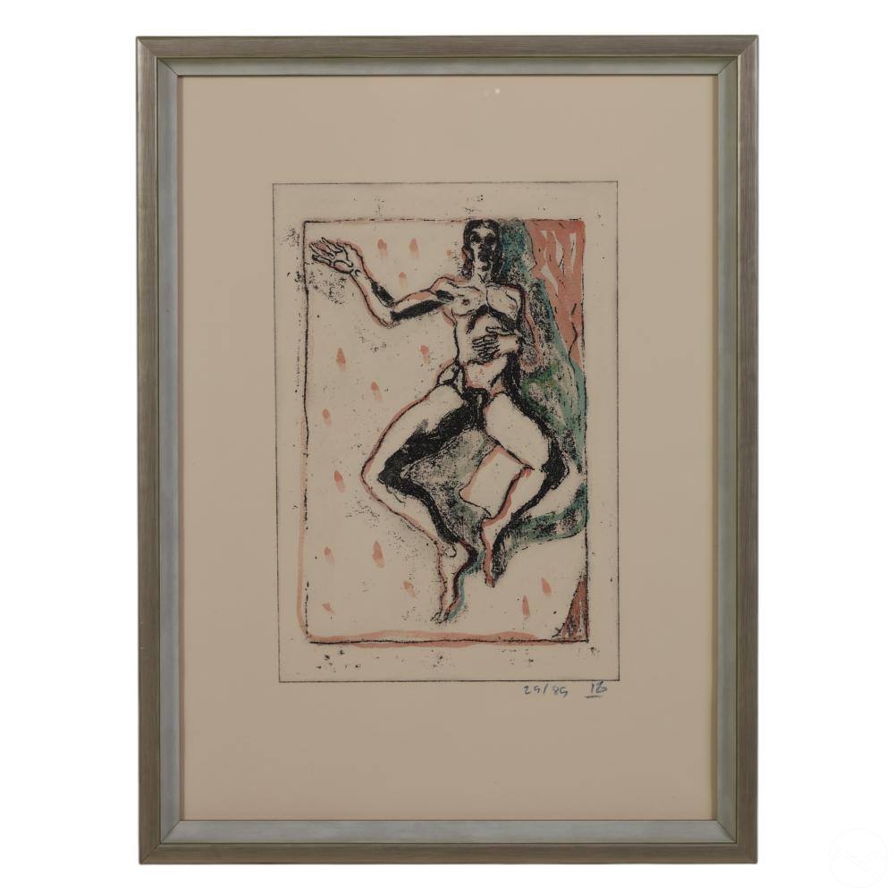 Billy Childish comparable auction result: billy childish b 1959 juju reclining litho signed