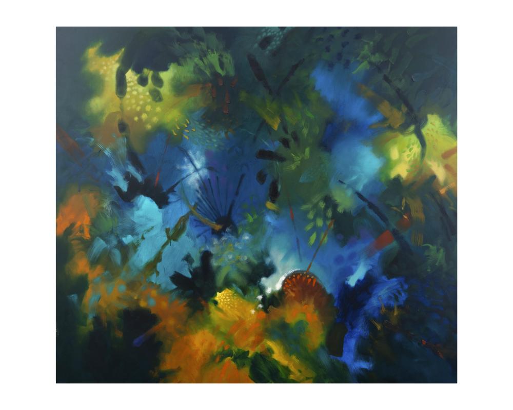 Carlos Jacanamijoy (1964) S/T, 1997 Óleo sobre lienzo Medidas:170 X 190 cm comparable sale