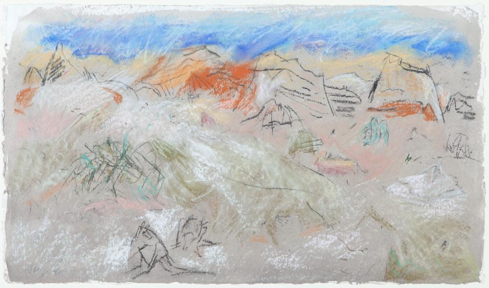 Mary MacQueen comparable auction result: mary macqueen central australian landscape mixed media