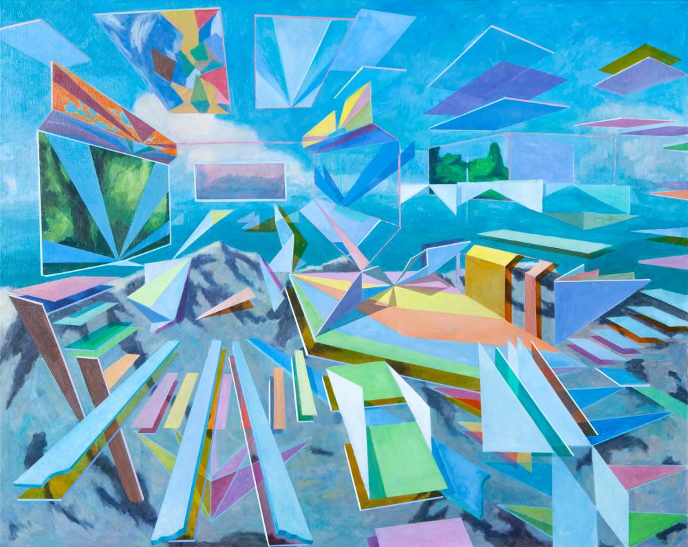David Ledger comparable auction result: david ledger expedition oil on canvas