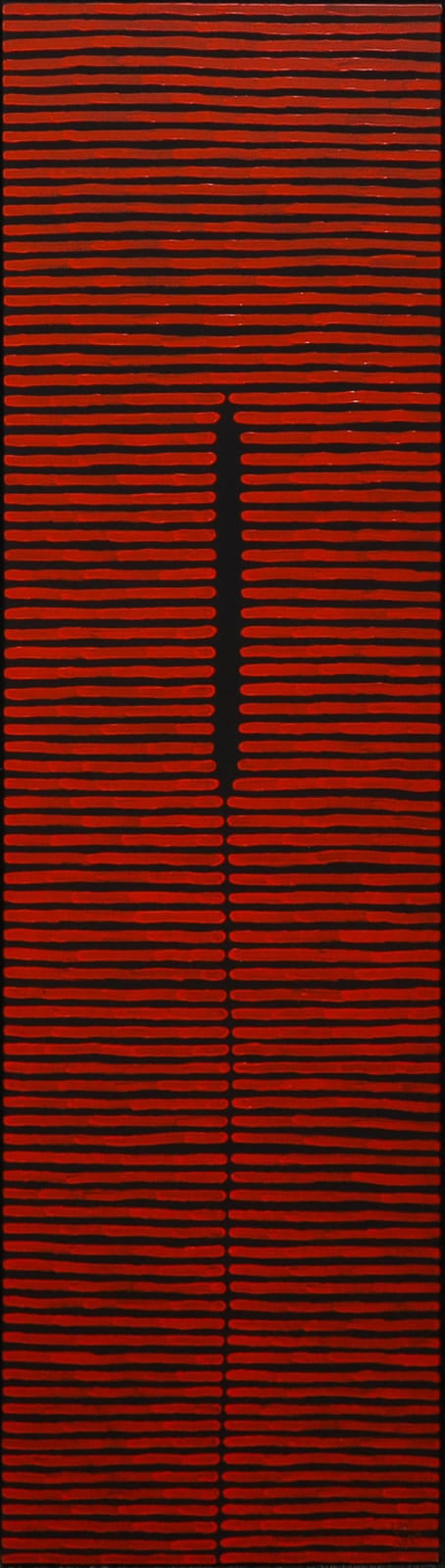 Kurun Warun comparable auction result: kurun warun fire stick acrylic on linen 181cm x 51cm