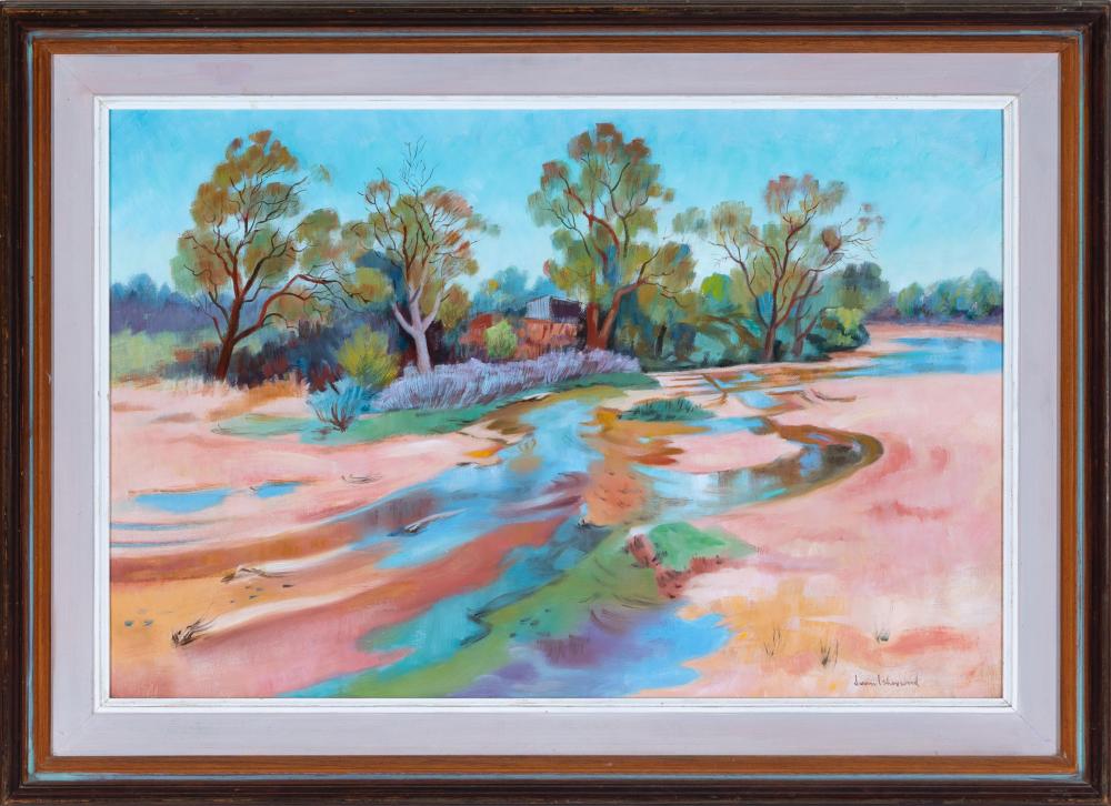 jean de courtney isherwood 1911 2006 there s water in the castlereagh oil on board 49 x 75cm frame 66 x 52cm · Lawsons · 2025-05-20 Jean de Courtney Isherwood comparable auction result: jean de courtney isherwood 1911 2006 there s water in the castlereagh oil on board 49 x 75cm frame 66 x 52cm