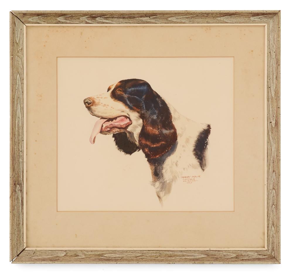 Charles Lasalle comparable auction result: charles lasalle american 1894 1958 spaniel 1957