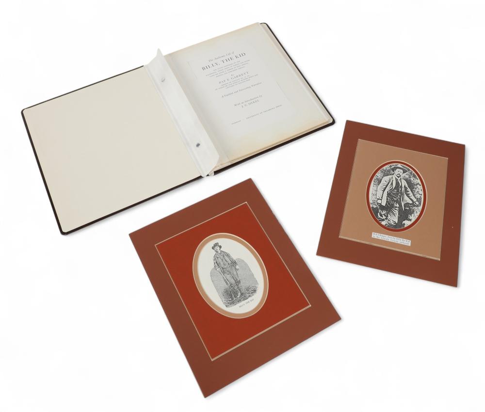 A group of Billy the Kid, Robert Olinger, and Sheriff Pat Garrett related autographed documents from 1879-1881 sold by Andrew Jones Auctions, lot 84 — auction record photograph