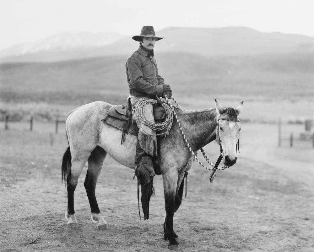 jay dusard american b 1937 martin black stampede ranch nevada 1982 silver gelatin print 15 x 19in 38 x 48cm · Andrew Jones Auctions · 2025-05-21 Jay Dusard comparable auction result: jay dusard american b 1937 martin black stampede ranch nevada 1982 silver gelatin print 15 x 19in 38 x 48cm