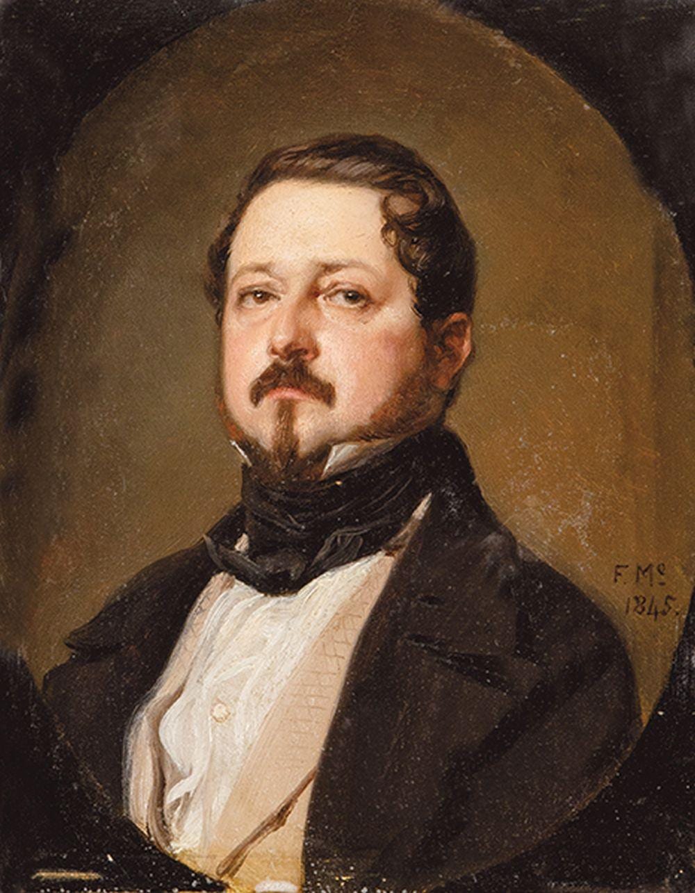 Federico de Madrazo y Kuntz comparable auction result: federico de madrazo y kuntz portrait of ngel villalobos