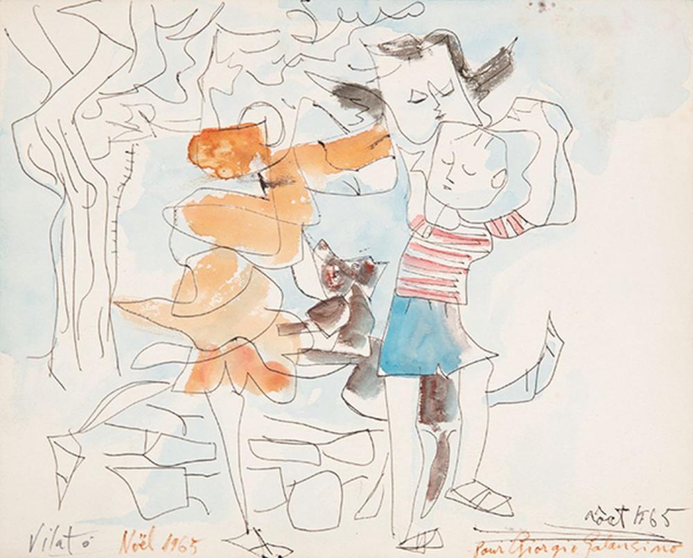 javier vilat family with dog · Subastas Segre · 2025-05-20 Xavier Vilato Ruiz comparable auction result: javier vilat family with dog