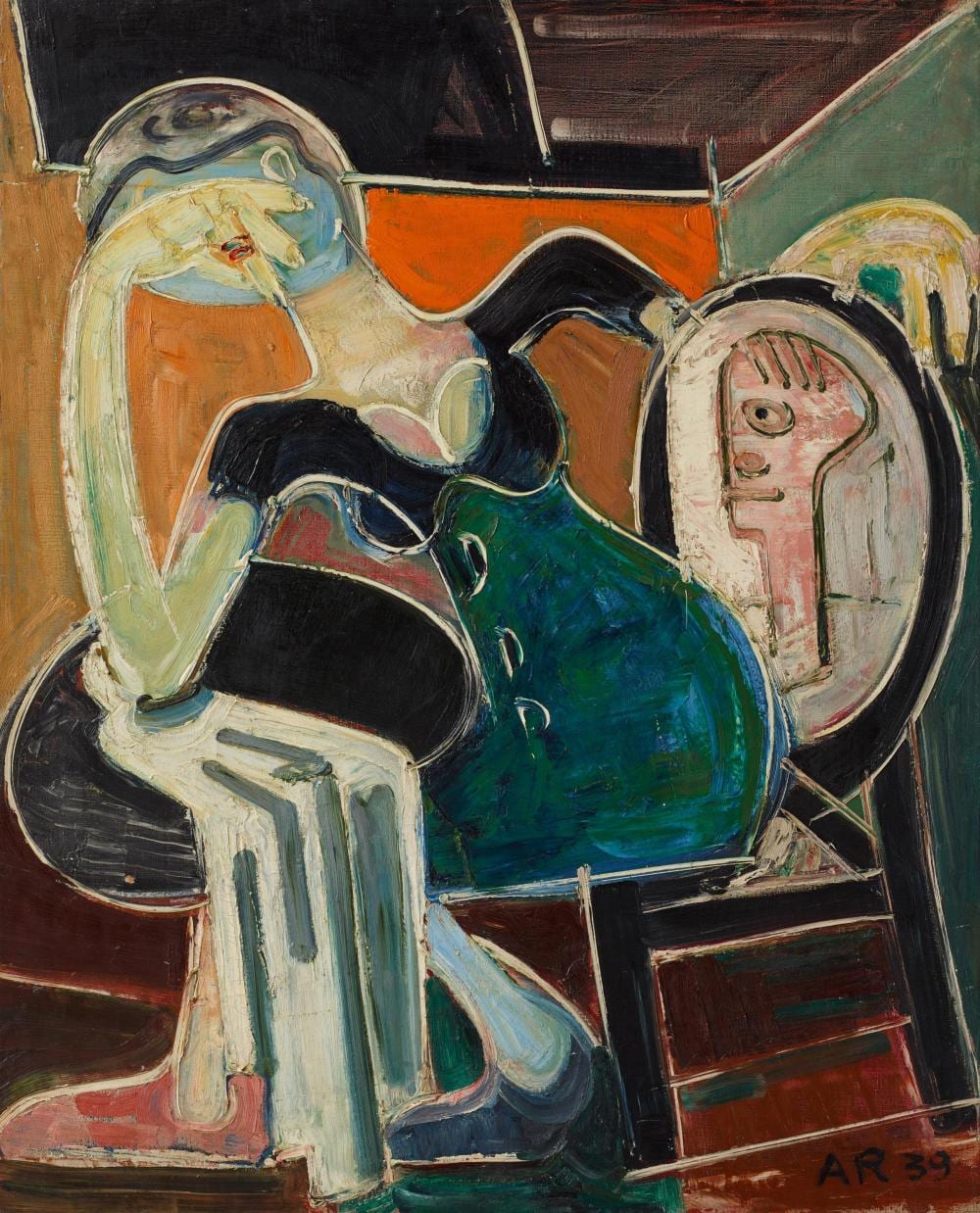 Anton Räderscheidt comparable auction result: anton r derscheidt la veuve